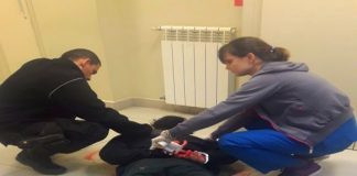 Un hombre ingresó a una clínica de Ushuaia con un hacha y provocó destrozos