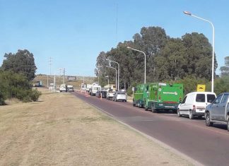 Monte Hermoso: “La fila de autos se generó por el pedido de la declaración jurada”