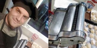 La historia de Ezequiel Masson: cobró el IFE y lo invirtió en una fábrica de pastas en su casa