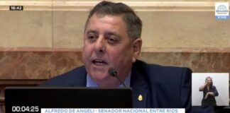 Alfredo De Angeli: “Le tengo desconfianza a Cristina Kirchner cuando habla de un acuerdo”