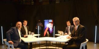 Eduardo Feinmann junto a grandes figuras del periodismo en una programa especial