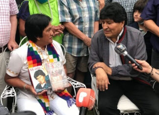 Previo al regreso a Bolivia, Evo Morales visitó a Milagro Sala