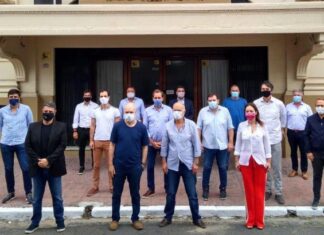 Los principales dirigentes del PRO se reunieron en Lanús