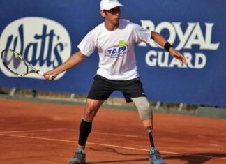 ¿En qué consiste el tenis adaptado de pie?