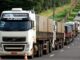 Camioneros bloquea Paso de los Libres en la frontera con Brasil