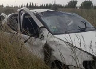 Tragedia en Chascomús: cinco muertos tras volcar el auto en Ruta 2