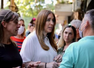 María Eugenia Vidal: “No es bueno el cambio del sistema electoral”