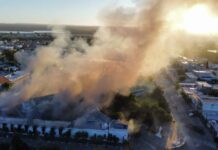 El relato de un periodista del diario El Chubut: “Fue un milagro que nadie terminara lastimado”