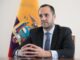 El canciller de Ecuador habló tras la expusión del embajador argentino: “En el mejor de los escenarios hubo negligencia”