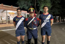 Los Pumas homenajearon al Regimiento de Granaderos a Caballo: “Se intercalaron y todos eran granaderos”