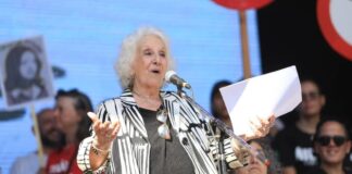 Denunciaron a Estela de Carlotto por pedir que Milei “se vaya rápido”