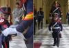 La historia de Lorenzo, el mini granadero que izó la bandera en el acto del Tedeum del 25 de Mayo
