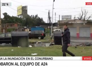 Eduardo Feinmann entrevistó a un camarógrafo de A24 que fue asaltado durante la cobertura de las inundaciones en el AMBA