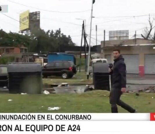 Eduardo Feinmann entrevistó a un camarógrafo de A24 que fue asaltado durante la cobertura de las inundaciones en el AMBA