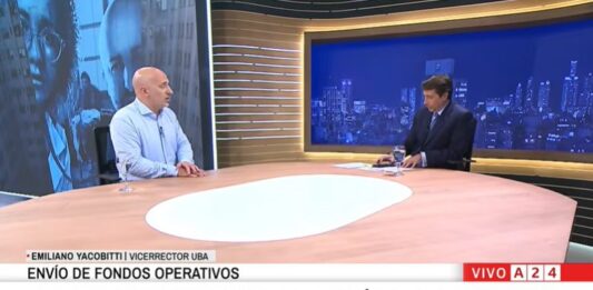 Emiliano Yacobitti, vicerrector de la UBA: “El ministerio de Economía no gira los fondos”