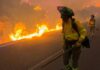 Un fotógrafo argentino logró captar impactantes imágenes del trágico incendio en España