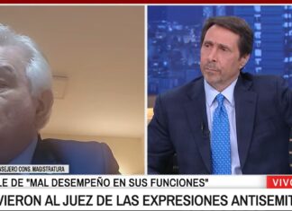 Removieron al juez Alfredo López, acusado de “mal desempeño”, por las expresiones antisemitas: